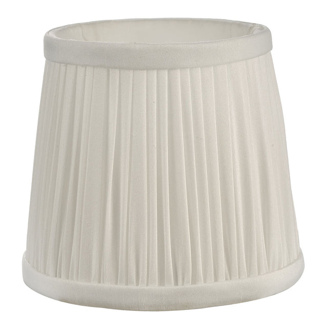 Ulyana Ivory Faux Silk Pleated Shade 14cm