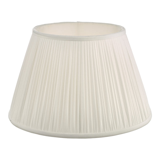 Ulyana Ivory Faux Silk Pleated Shade 35cm