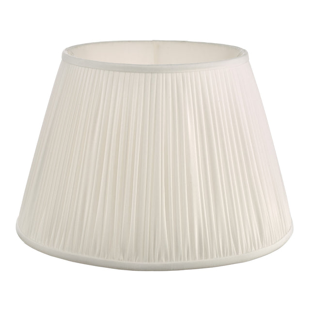 Ulyana Ivory Faux Silk Pleated Shade 40cm