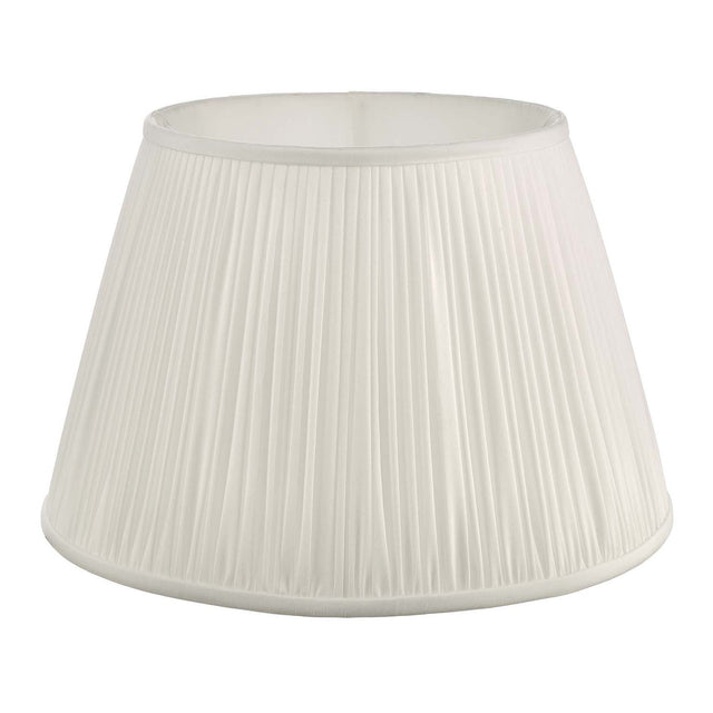 Ulyana Ivory Faux Silk Pleated Shade 40cm