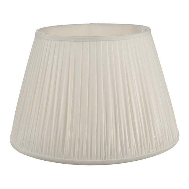 Ulyana Ivory Faux Silk Pleated Shade 45cm