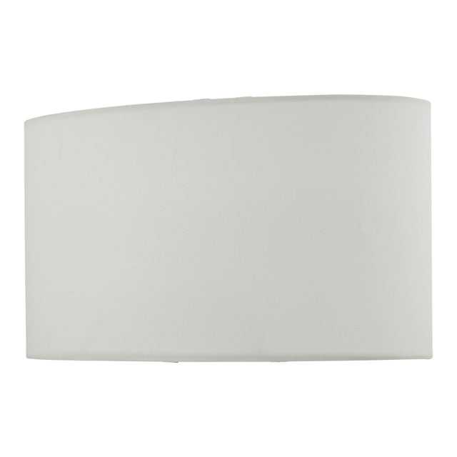 Utara Ivory Faux Silk Oval Shade 34cm