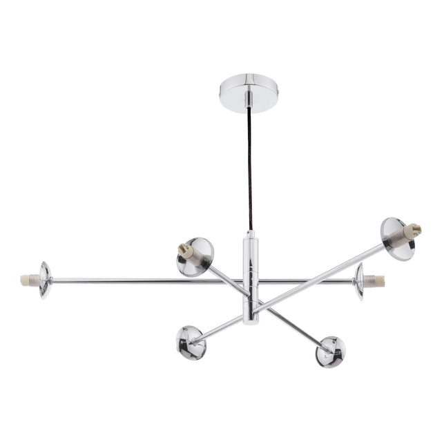 Vignette 6 Light Pendant Polished Chrome Fitting Only