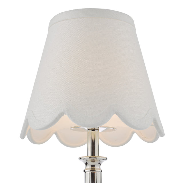 Virgil Rechargeable Table Lamp Polished Nickel Base Only LED