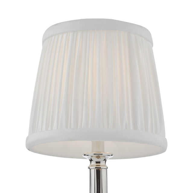 Virgil Rechargeable Table Lamp Polished Nickel Base Only LED