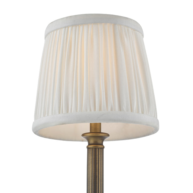 Virgil Rechargeable Table Lamp Matt Antique Brass Base Only LED