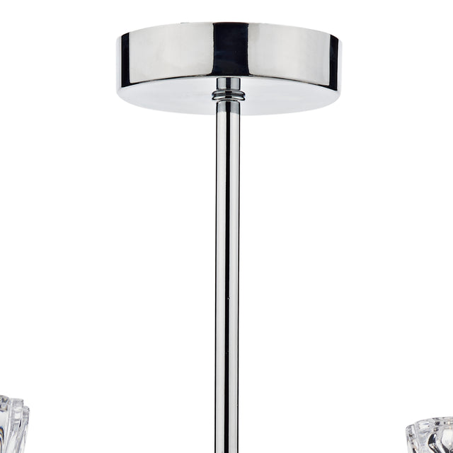 Vito 5 Light Semi Flush Polished Chrome