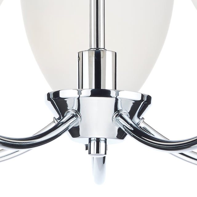 Watson 5 Light Semi Flush Polished Chrome