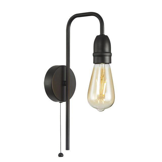 BLACK FINISH VENUS WALL LIGHT