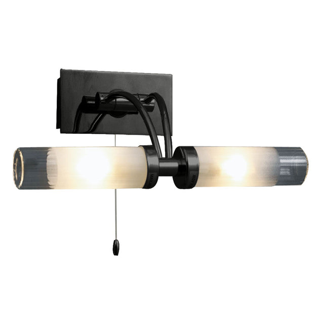 MATT BLACK BATHROOM WALL LIGHT