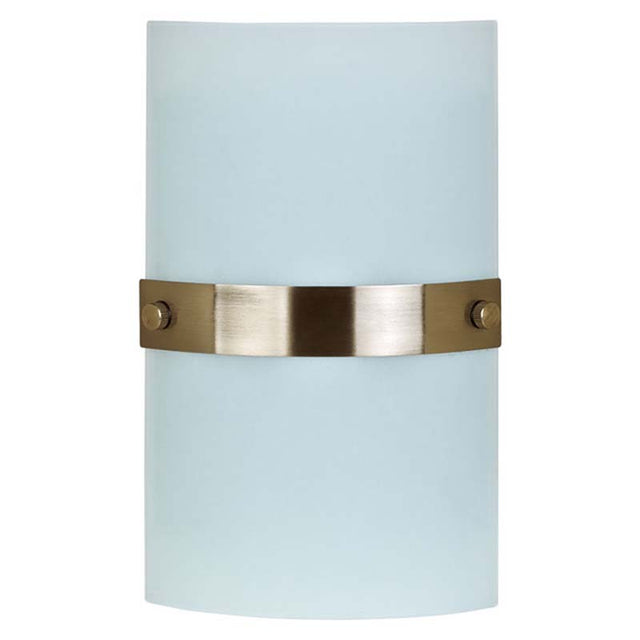 ALUMINIUM AND GLASS WALL LIGHT