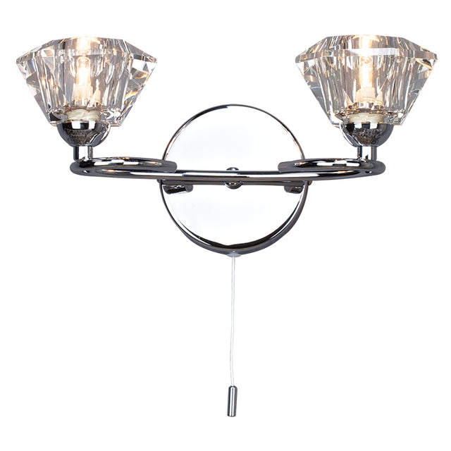 POLISHED CHROME ZEVIO WALL LIGHT