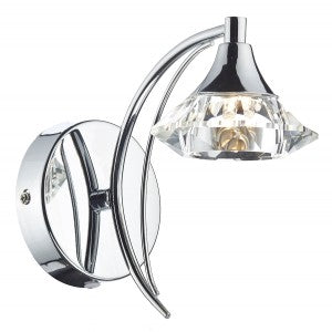 POLISHED CHROME GOSLAR WALL LIGHT