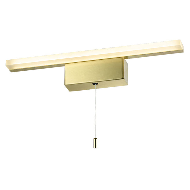 IP44 SATIN BRASS WALL LIGHT