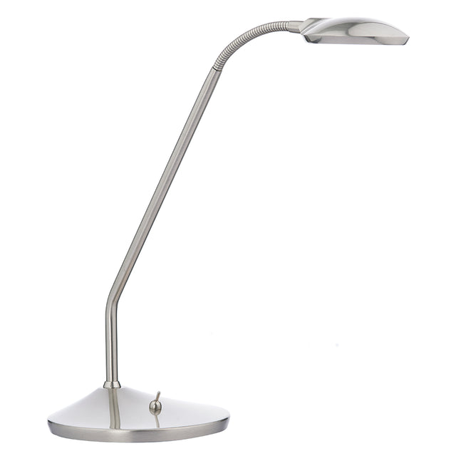 Wellington Task Table Lamp Satin Chrome LED