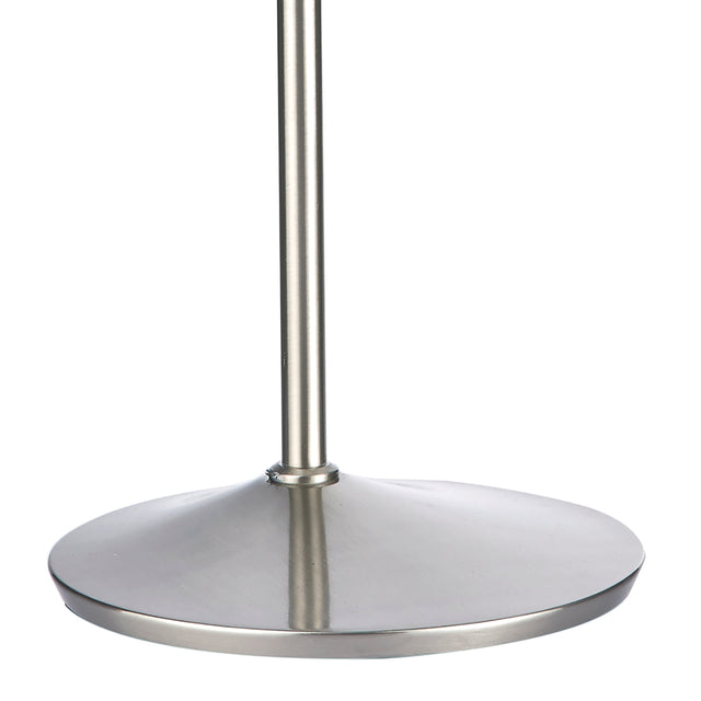 Wellington Task Floor Lamp Satin Chrome LED