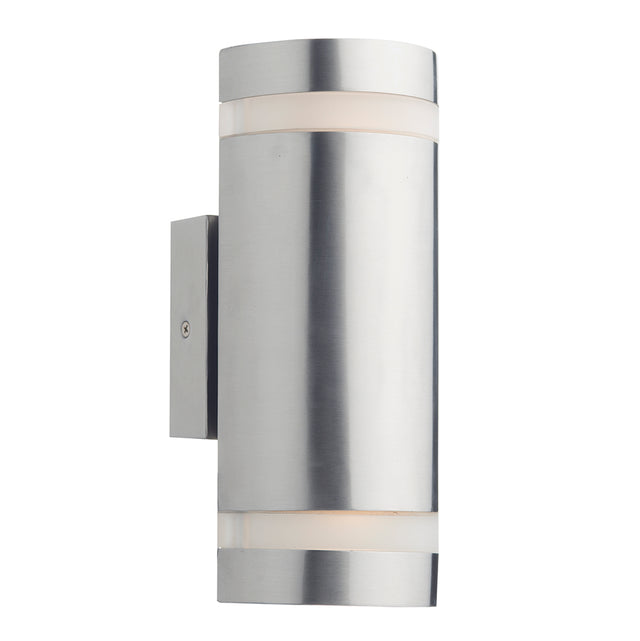 Wessex Outdoor 2 Light Wall Light Stainless Steel LED IP44