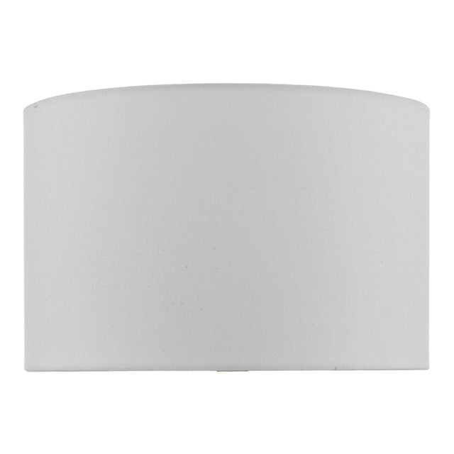 Weylin White Faux Silk Drum Shade 32cm