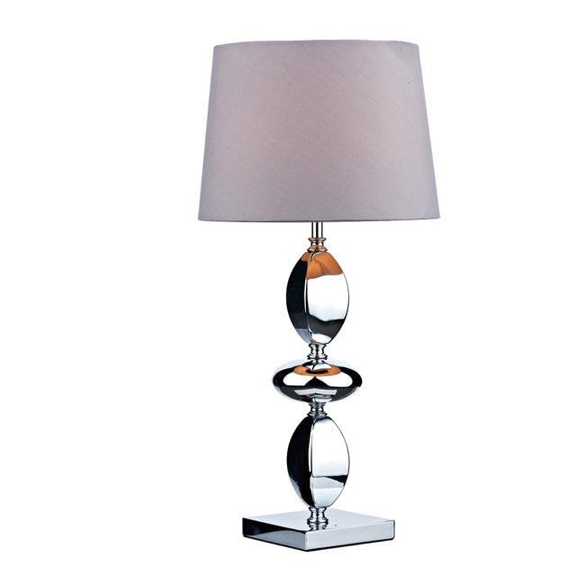 Wickford Table Lamp Polished Chrome With Shade