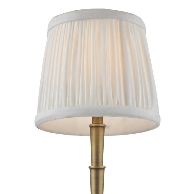 Wyman Rechargeable Table Lamp Matt Antique Brass Base Only LED