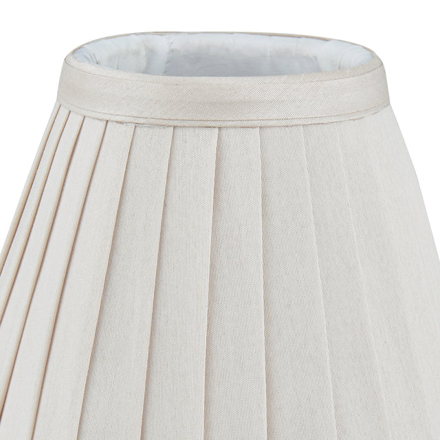 Yovanna Ivory Faux Silk Pleated Shade 15cm