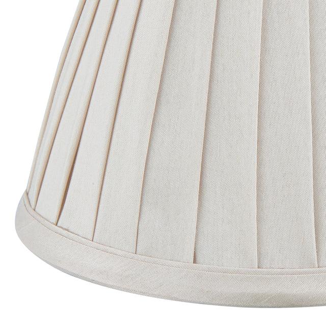 Yovanna Ivory Faux Silk Pleated Shade 15cm