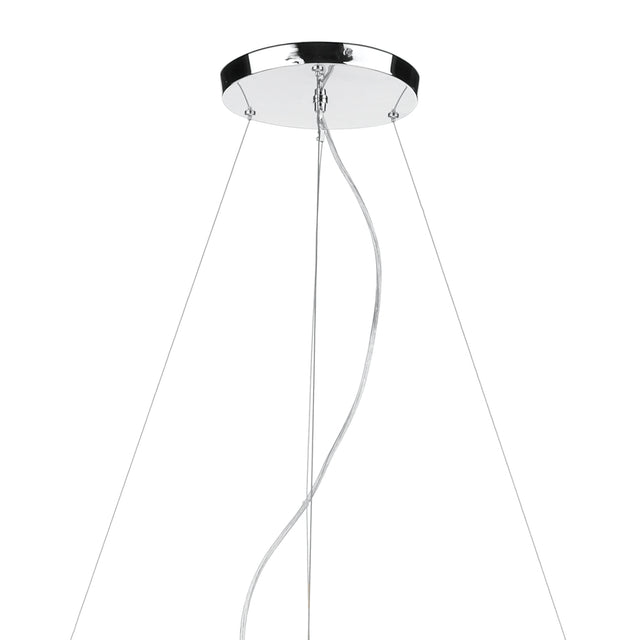 Zaragoza 6 Light Pendant Black 90cm