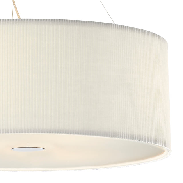 Zaragoza 6 Light Pendant Cream 90cm