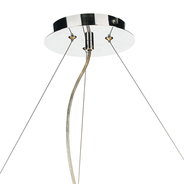 Zaragoza 6 Light Pendant Cream 90cm