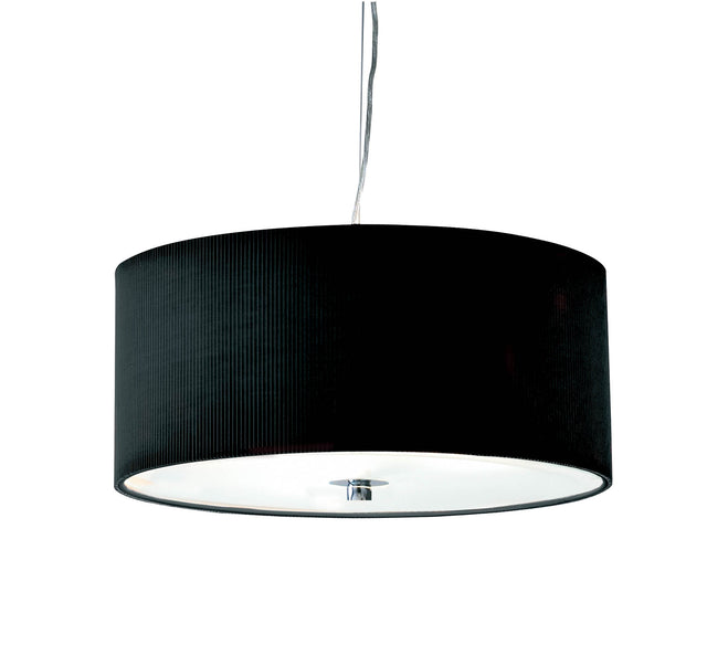 Zaragoza 3 Light Pendant Black 40cm