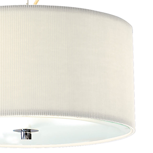 Zaragoza 3 Light Pendant Cream 40cm