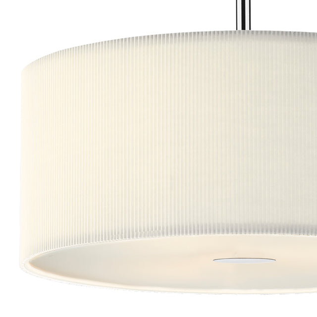 Zaragoza 3 Light Pendant Cream 60cm