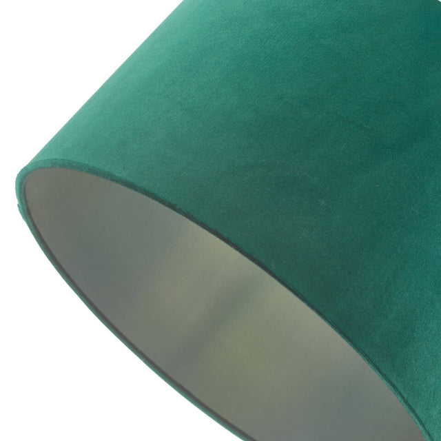 Akavia Green Velvet Drum Shade 35cm