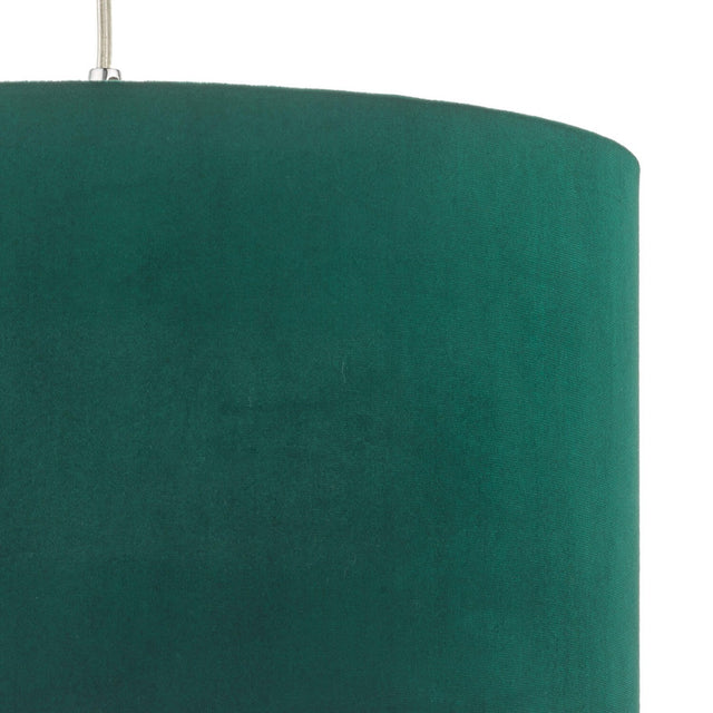 Akavia Green Velvet Drum Shade 35cm