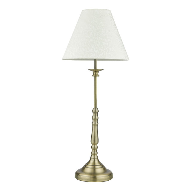 Blenheim Table Lamp Antique Brass With Shade