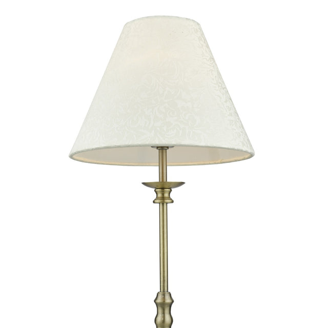 Blenheim Table Lamp Antique Brass With Shade