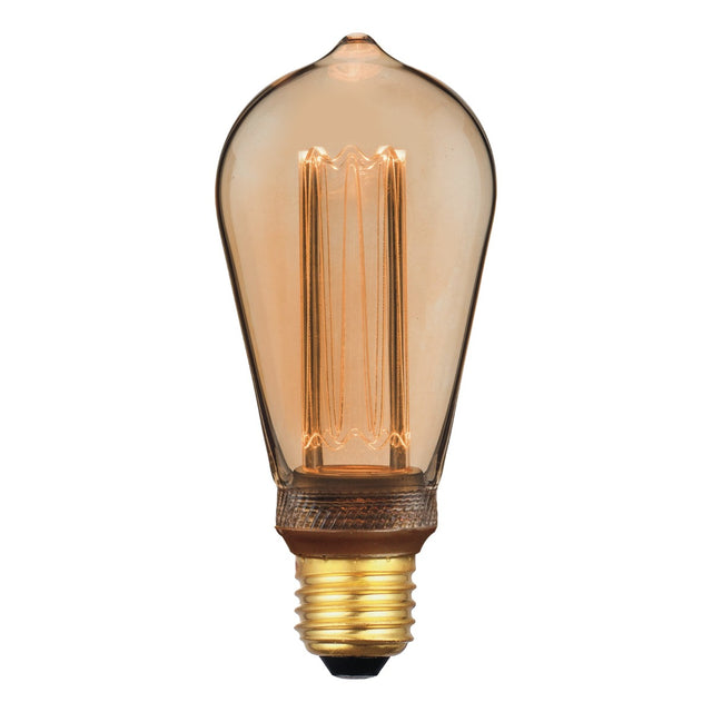 E27 LED DIM VINT RUST MICRO FIL LAMP