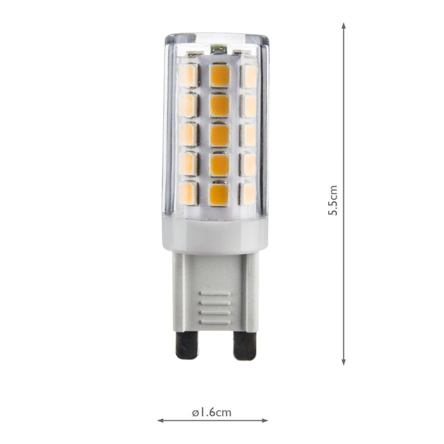 G9 LED LAMP 3.5W 350LM 2700K CLEAR