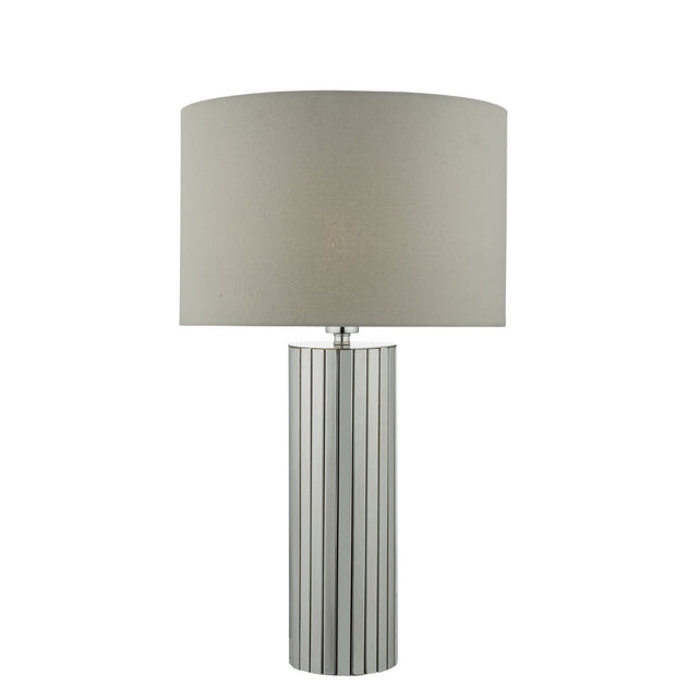 Cassandra Table Lamp Polished Chrome With Shade