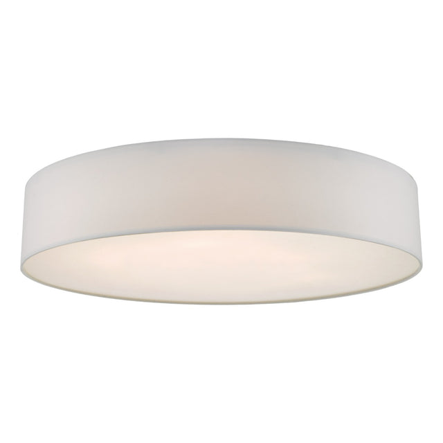 Cierro 6 Light Flush Ivory 80cm