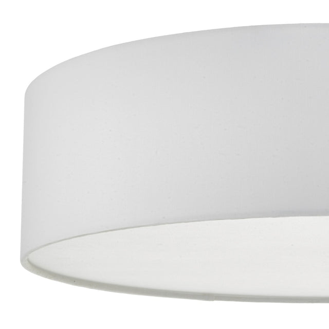 Cierro 4 Light Flush Ivory 60cm