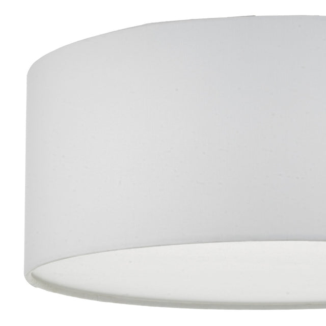 Cierro 3 Light Flush Ivory 40cm