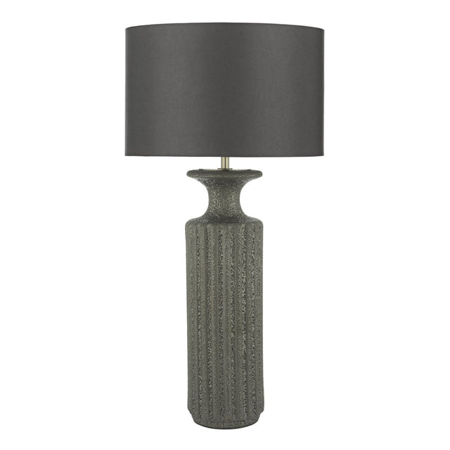 Dugan Table Lamp Black Volcanic Glaze Base Only