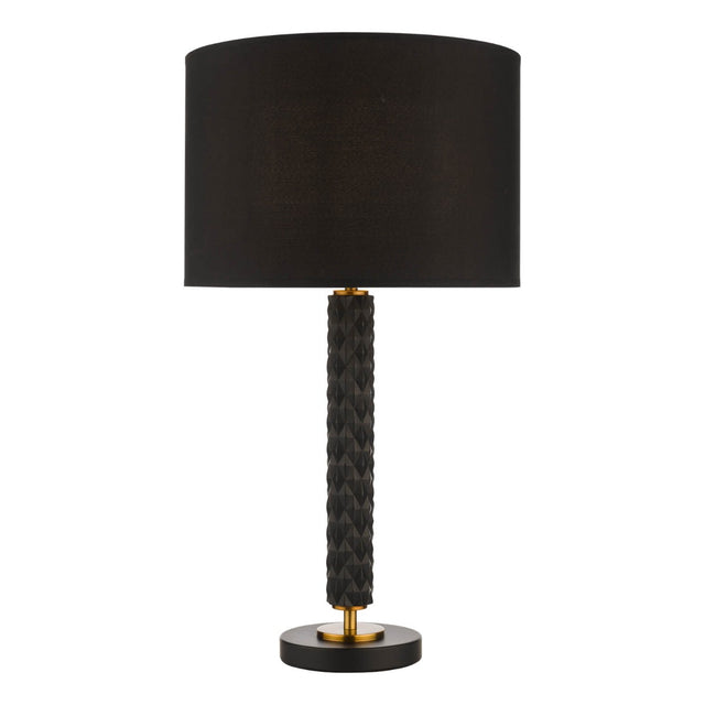 Emani Table Lamp Black Aged Gold Base Only