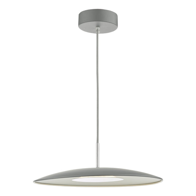 Enoch Pendant Matt Grey Stainless Steel LED