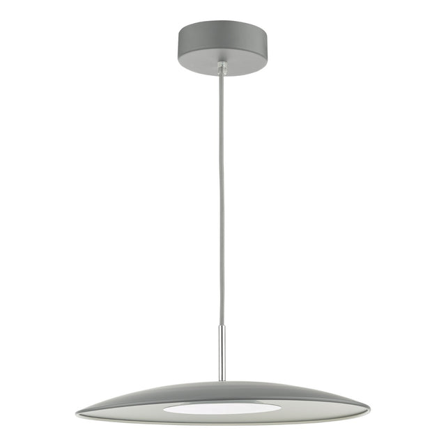 Enoch Pendant Matt Grey Stainless Steel LED