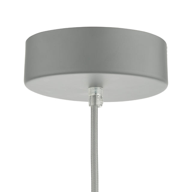 Enoch Pendant Matt Grey Stainless Steel LED