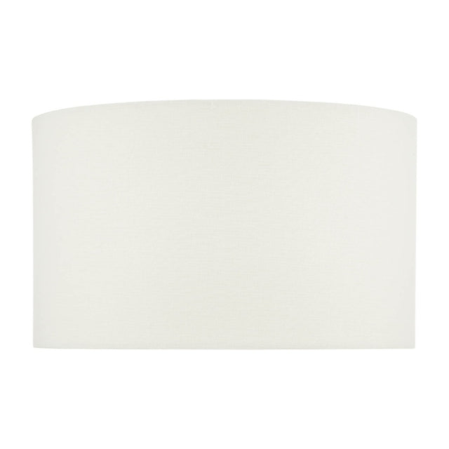 Esarosa White Linen Drum Shade 37cm