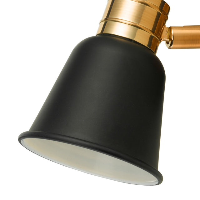 Fry Single Wall Spotlight Black & Rose Gold