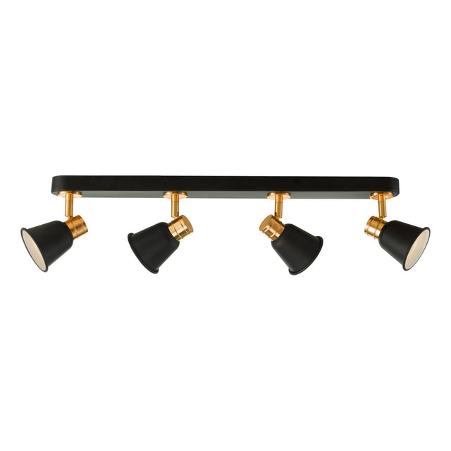 Fry 4 Light Bar Spotlight Black & Rose Gold